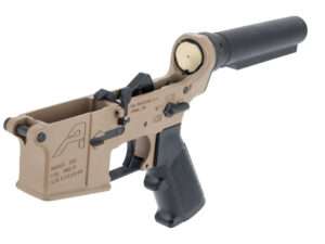 Aero Precision Carbine Complete AR-15 Lower Receiver Gen 2 - No Stock - FDE