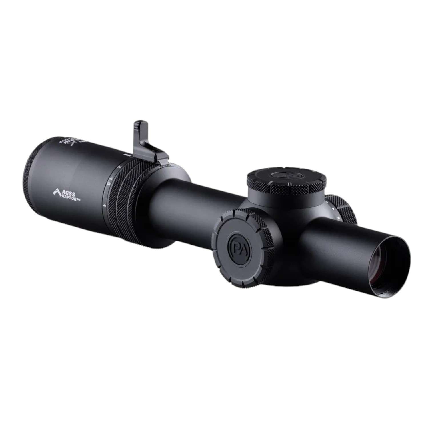 Primary Arms PLxC 1-8 FFP Illuminated ACSS Raptor M8 Reticle - 5.56 / .308 - Yard